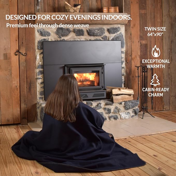 Military Style Wool Blanket – Cushioned, Breathable, Warm & Washable – - Image 2
