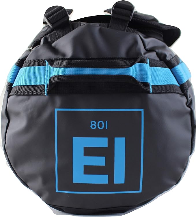 Element Equipment Trailhead Duffel Bag Shoulder Straps Waterproof Black/Blue - Image 6