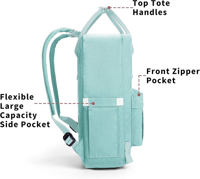 KALIDI Casual Laptop Backpack 15 Inches Classic Camping Rucksack Travel Outdoor - Image 3