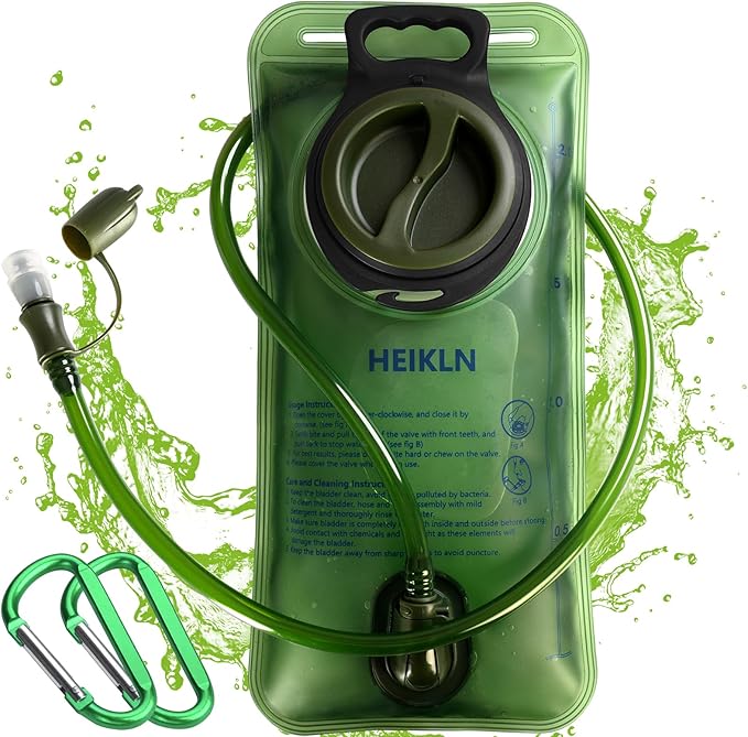 HEIKLN Hydration Bladder 1.5L-2L-2.5L-3L, Leak Proof Water Reservoir, BPA Free by HEIKLN
