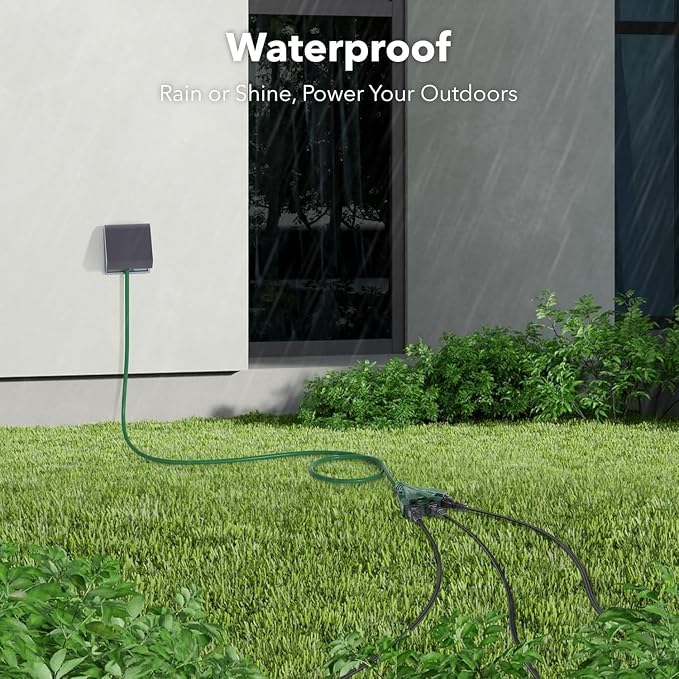 BN-LINK 2-Pack 10Ft Outdoor Extension Cord - Image 4