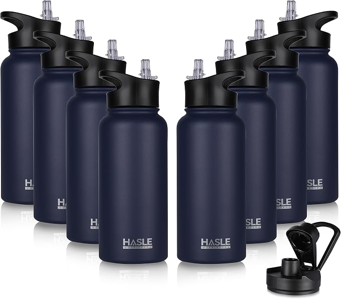 HASLE OUTFITTERS 32 oz Insulated Water Bottle Stainless Steel Double Walled by HASLEOUTFITTERS