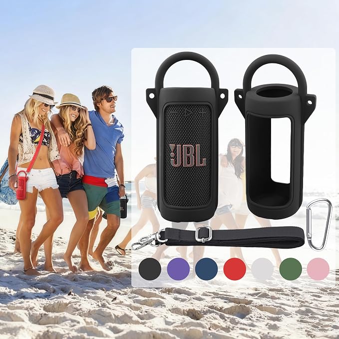 for JBL Grip Portable Waterproof Speaker Silicone Case, Portable Travel Soft - Image 8