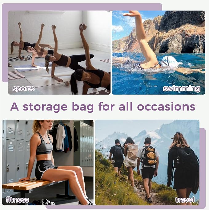 Travel Laundry Bag Ultralight Waterproof Washable Wet Dry Bag - Image 5