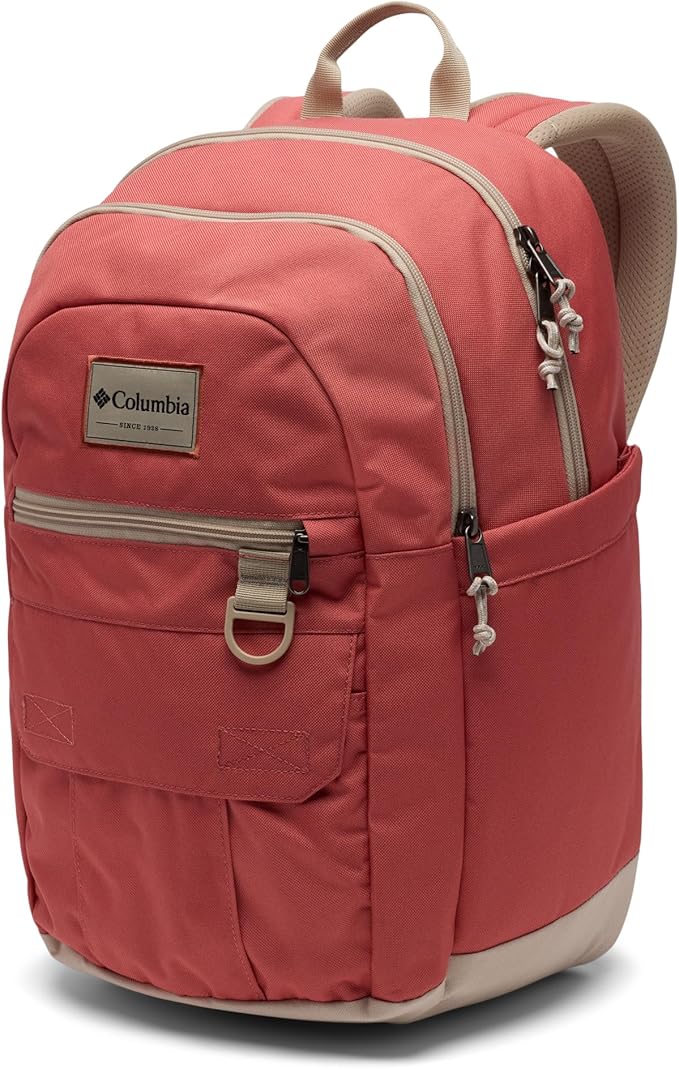 Columbia Unisex Buxton 26L Backpack, Washed Red/Ancient Fossil, One Size by Columbia
