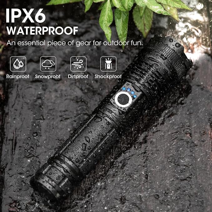 Kmivo Flashlights Rechargeable LED High Lumens - Image 6