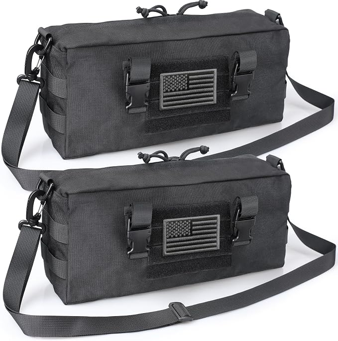 WYNEX Large Molle Pouch, Tactical Molle Bag Vertical Admin Pouch, Modular by WynexTactical
