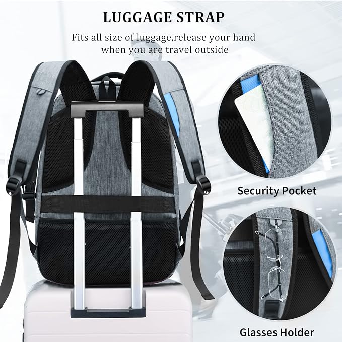 DUSLANG Travel Work Laptop Backpack - Image 6