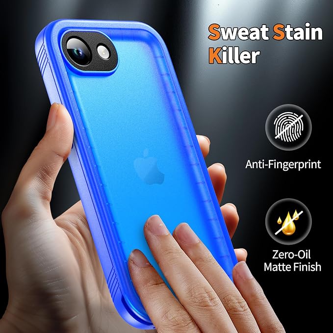 Cozycase TOP Protective Full Body Frosted Blue Case - Image 7