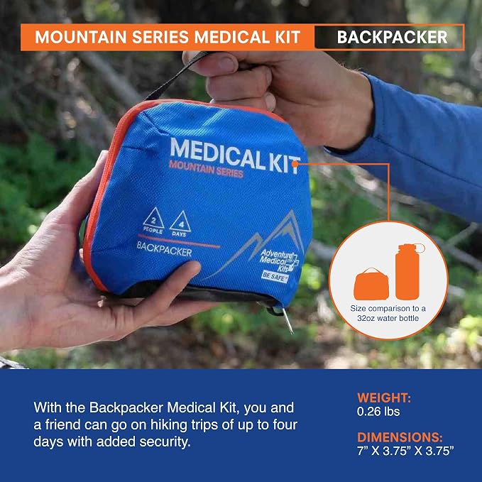 Adventure Medical Kits Mountain Series, Backpacker Medical Kit - Image 3