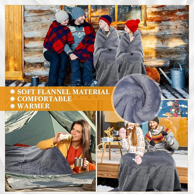 Riakrum 12v Car Heated Blanket 57"x43", Portable Electric Car Blanket - Image 6