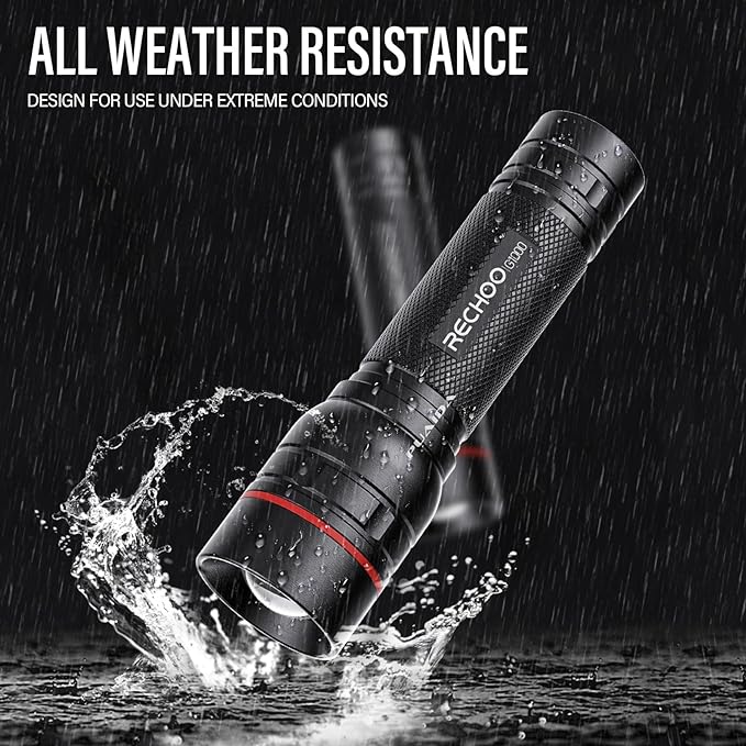 RECHOO Rechargeable Flashlights High Lumens, G1000 Super Bright Flash Light - Image 5