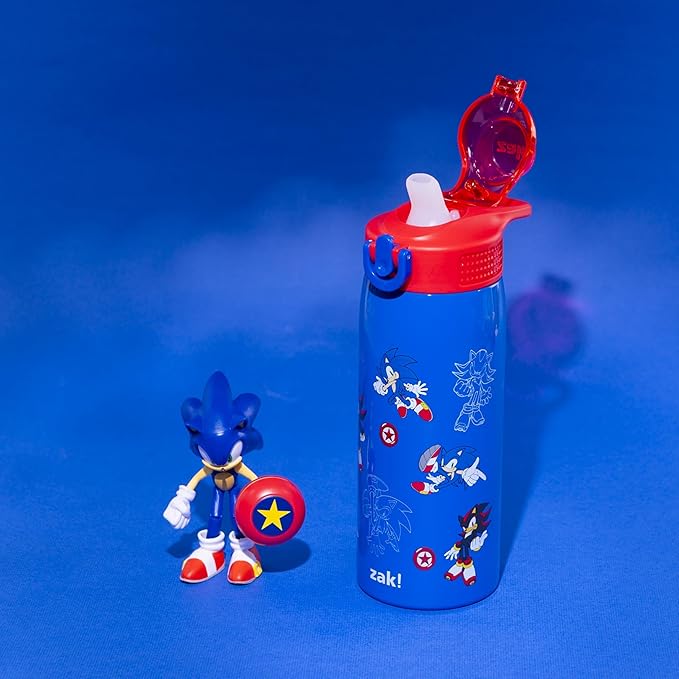 Zak Designs Sonic the Hedgehog Sage Kids Water Bottle - Image 2