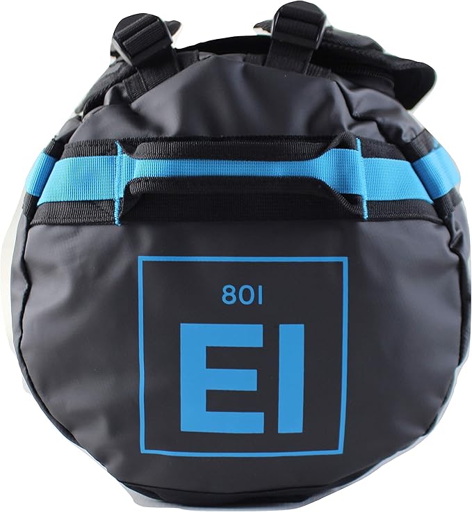 Element Equipment Trailhead Duffel Bag Shoulder Straps Waterproof Black/Blue - Image 6