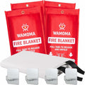Fire Suppression Blanket with Hooks by Wamoma