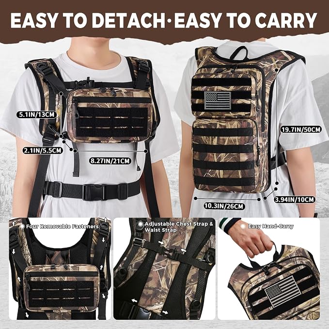 Koculemi Tactical Hydration Backpack - Image 3
