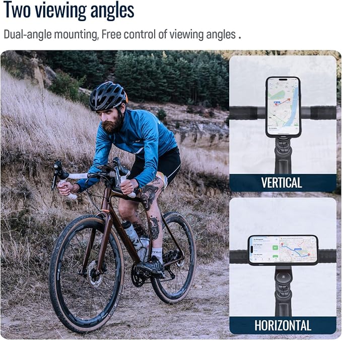 sincetop Bike Phone Mount, Mountain Bicycle Stem Cell Phone Holder, Universal - Image 6
