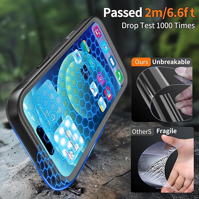 Cozycase for iPhone 17 Waterproof Case Full-Body Bumper Shockproof Dustproof - Image 4