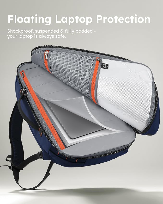 Tolaccea Travel Backpack for Men Women, 40L-50L Carry On Backpack - Image 3