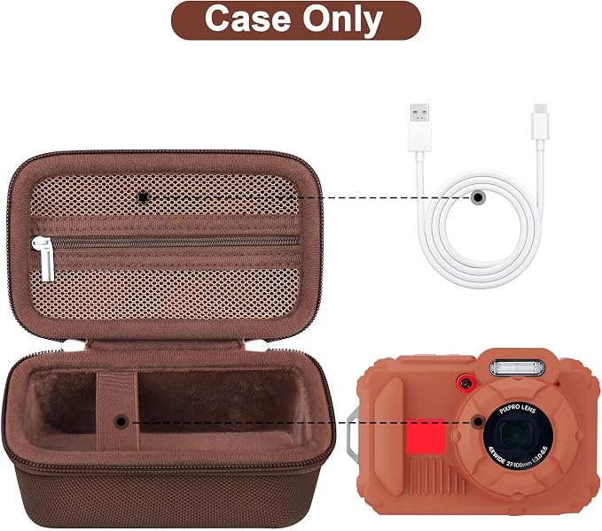 Canboc Carrying Case for Kodak PIXPRO WPZ2 Rugged Waterproof Digital Camera - Image 2