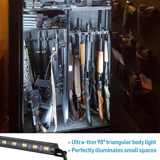 TORCHSTAR LED Safe Lighting Kit 3CCT, 12 Inch Linkable Light Bars, Motion Sensor - Image 3
