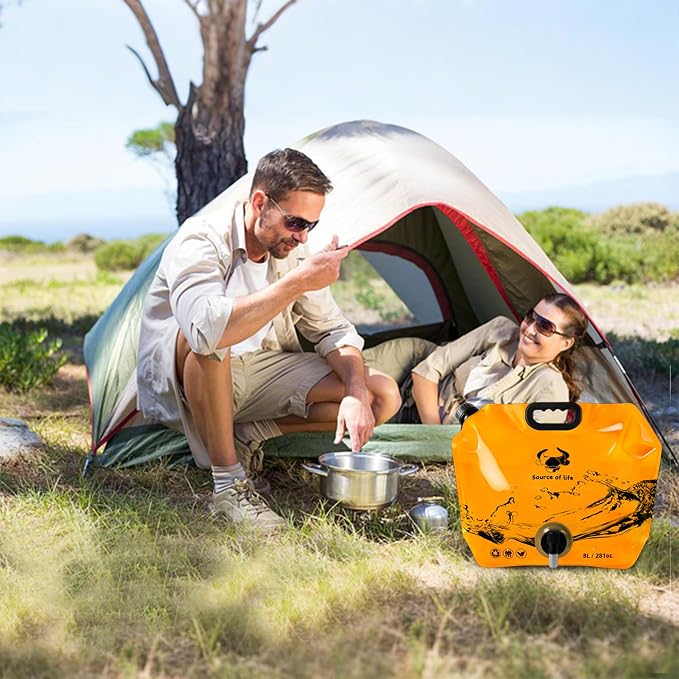 Collapsible 8L Water Storage Bag, BPA-Free Portable Folding Water Jug - Image 8