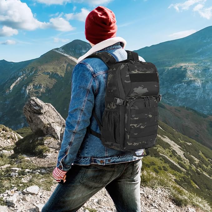 HUNTVP Tactical Backpack Military MOLLE Backpack Hunting Rucksack Gear Assault - Image 7