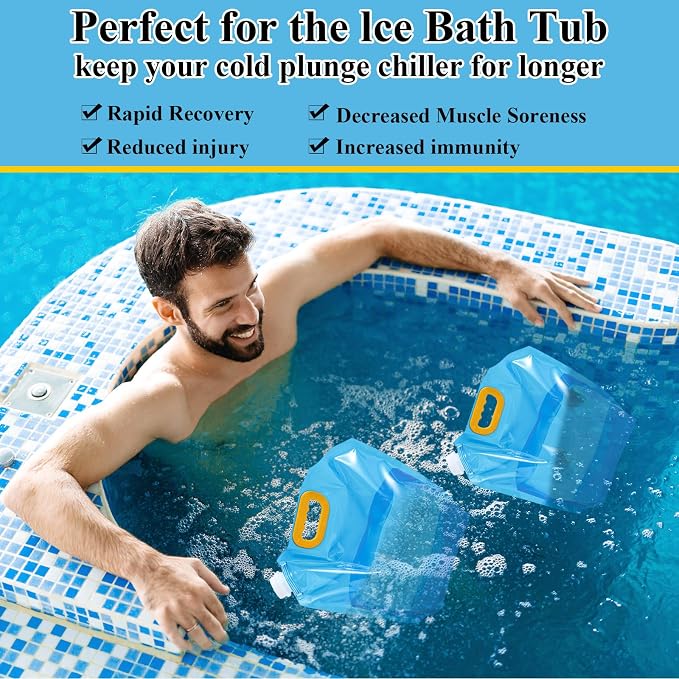 Tessco for you 12 Pack 1.3 Gallon Collapsible Water Storage Bag Water Container - Image 6
