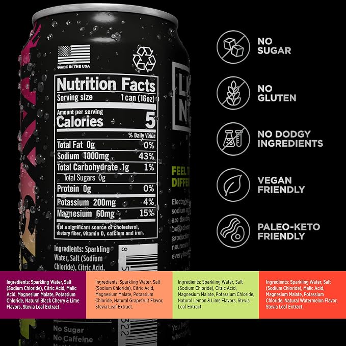 LMNT Sparkling Electrolyte Drink - Image 2