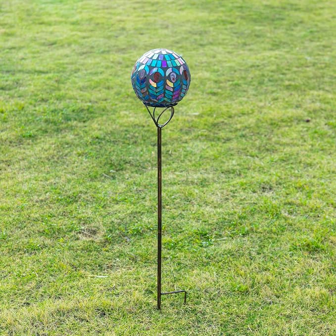VCUTEKA Solar Lights Outdoor Garden Decor Mosaic Solar Garden Lights Waterproof - Image 7