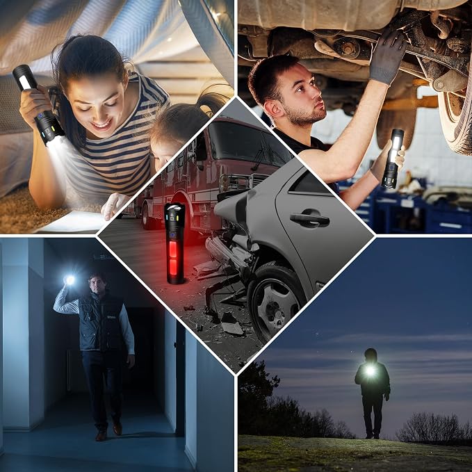 Rechargeable Flashlights 990, 000 High Lumens, Super Bright Flash Light Long - Image 9