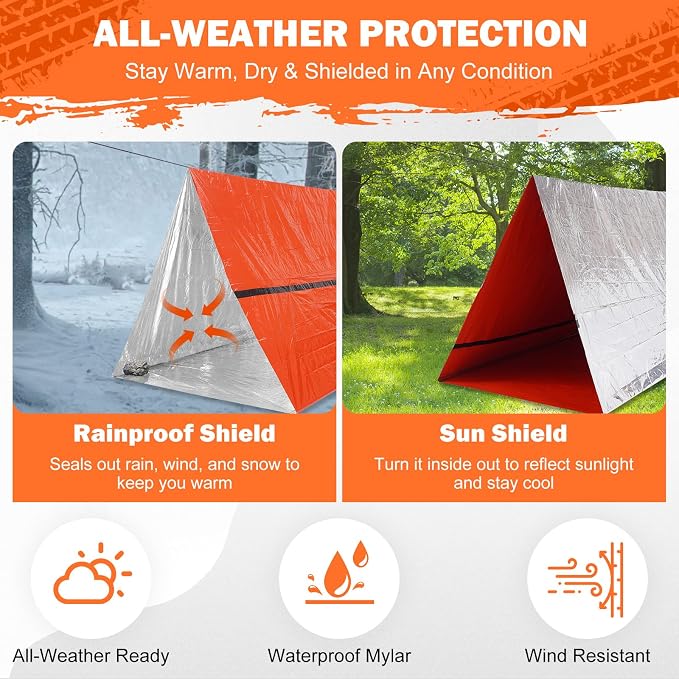 Emergency Survival Tent Life Shelter - Image 8