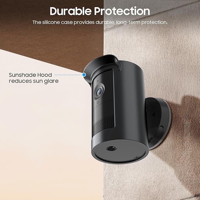 Fintie Silicone Case for Ring Outdoor Cam Plus, Soft Silicone Weather Resistant - Image 4