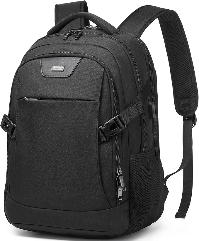 DUSLANG Anti-Theft Laptop Backpack, 15.6-14-13 Inch Laptop Sleeve, USB Charging by DUSLANG
