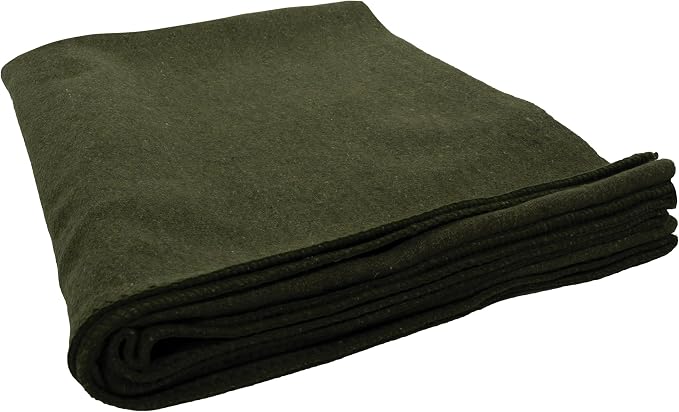 Rothco Wool Rescue Survival Blanket – Warm Emergency Outdoor, Camping Sleep by Rothco
