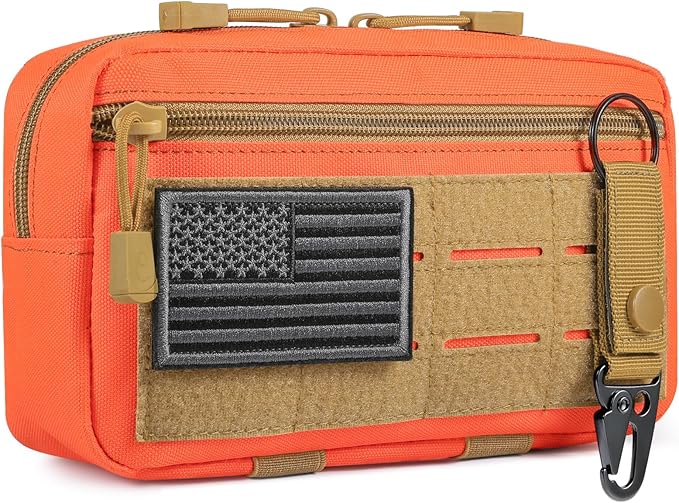 FRTKK Tactical Molle Admin Pouch Utility Laser Cut EDC Tool Pouch Bag by FRTKK