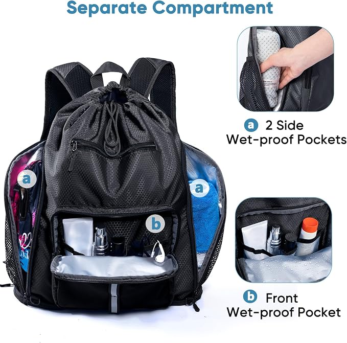 Large Beach Backpack Waterproof Sandproof - Image 4