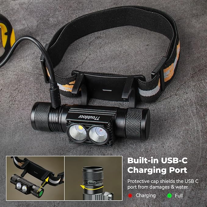 77outdoor LED Rechargeable Red Headlamp, H25LR / D25LR Powerful Lightweight - Image 4