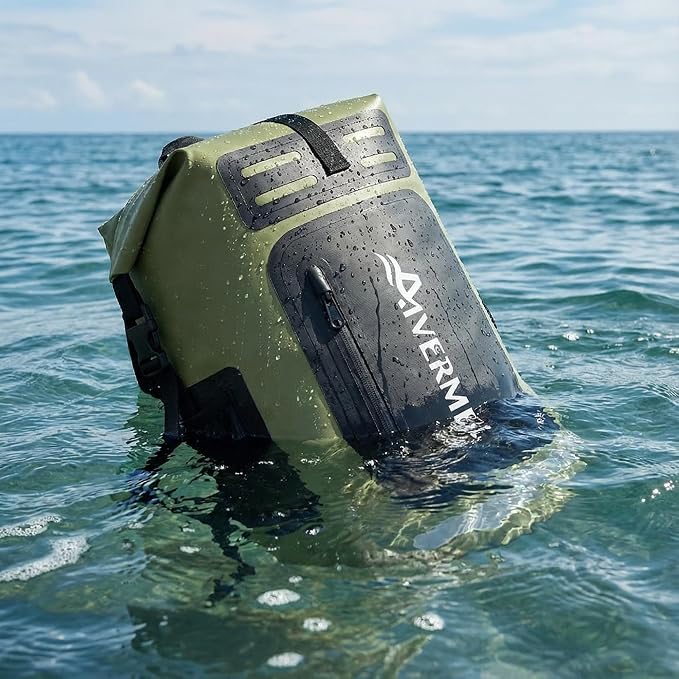 Waterproof Dry Bag with Waterproof Phone Case Green - Image 7
