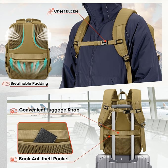 RAINSMORE Camera Bag Backpack for DSLR/SLR/Mirrorless Camera Bags for - Image 8