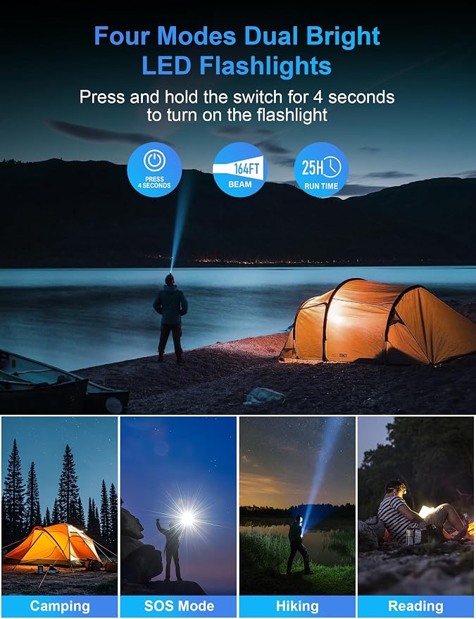 Solar Charger Power Bank, PD 20W Fast Charging External Batter, 40000mAh - Image 6