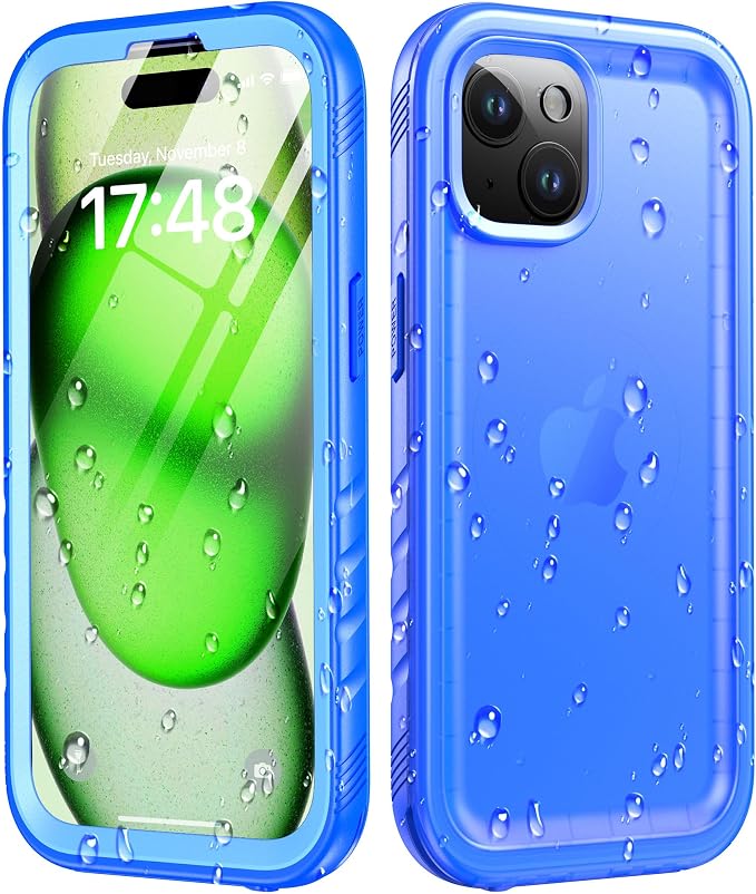 Cozycase for iPhone 15 Plus Waterproof Shockproof Dustproof Case by Cozycase