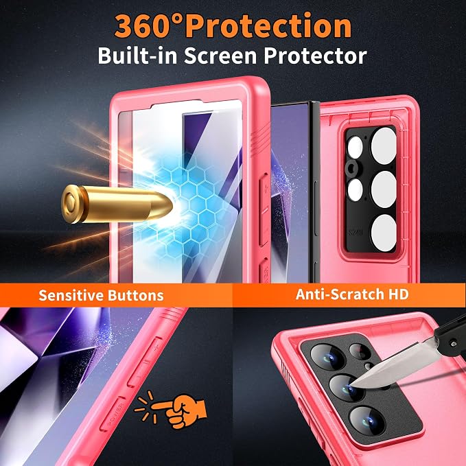Cozycase for Samsung Galaxy S23 Ultra Waterproof Case - Image 5