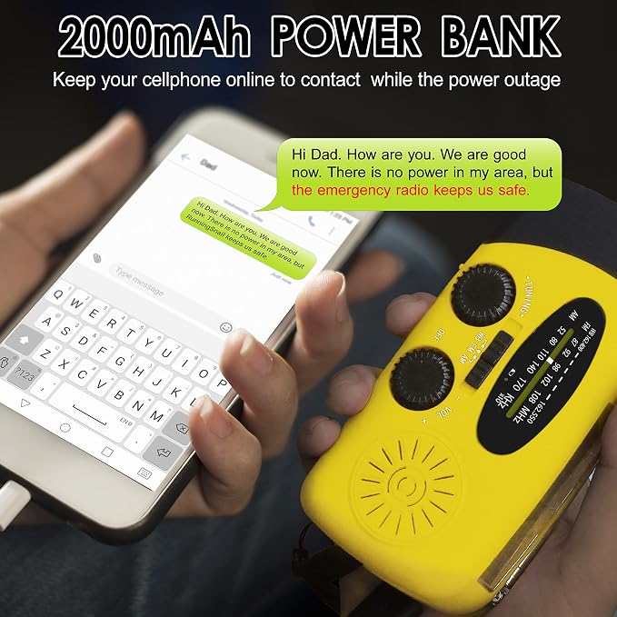 Emergency Hand Crank Radio - Image 3