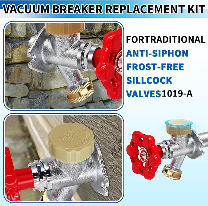 Boltigen Vacuum Breaker Repair Kit, Frost Free Outdoor Faucet ASSE 1019-A - Image 9