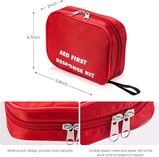 AED First Kit with CPR, Gauze Pads, and Cleansing Wipes - Image 5