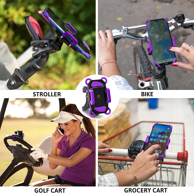 Baby Stroller Phone Holder, Shopping Cart, Golf Cart, Push Cart, Bike Phone - Image 5