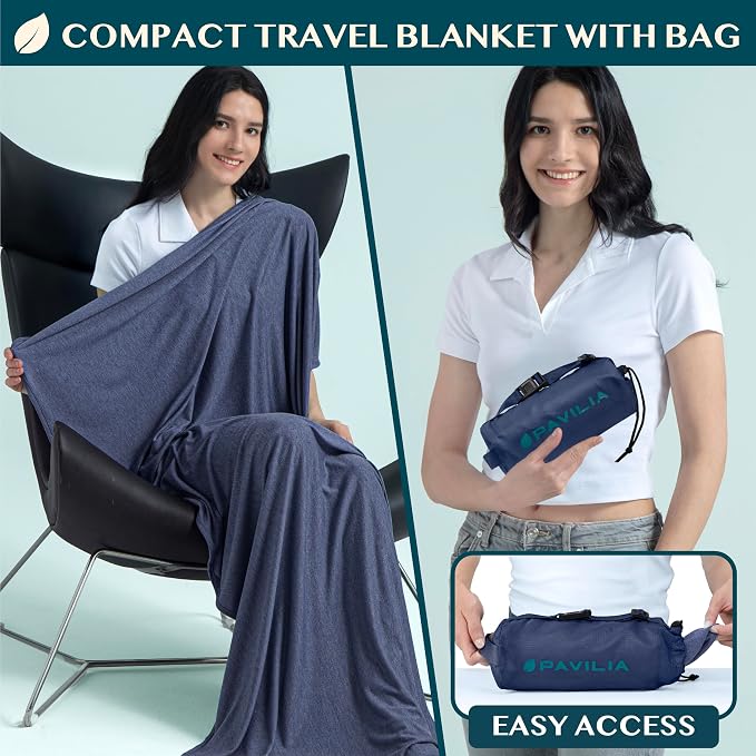 PAVILIA Travel Blanket Airplane Compact - Image 2