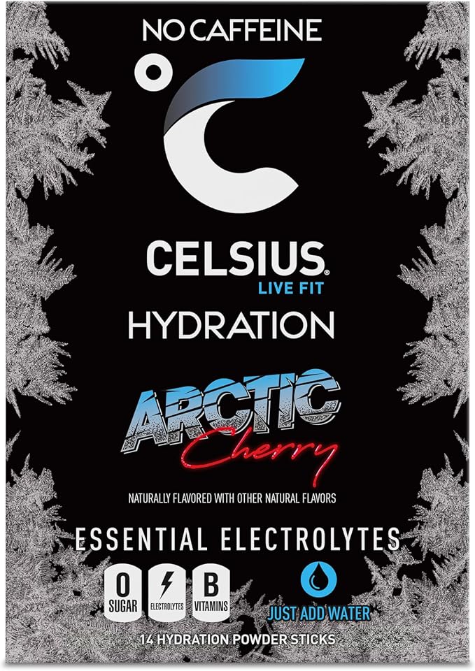 CELSIUS HYDRATION™ Arctic Cherry, Sugar Free Electrolyte Hydration Drink Mix - Image 5