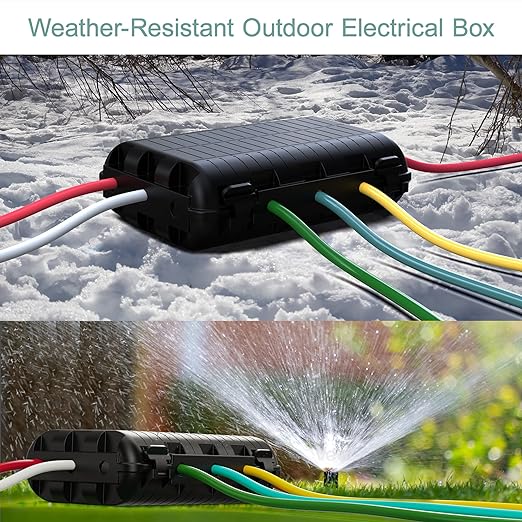 Outdoor Waterproof Electrical Box, 2 Pack Large Extension Cord Cover Protector - Image 4